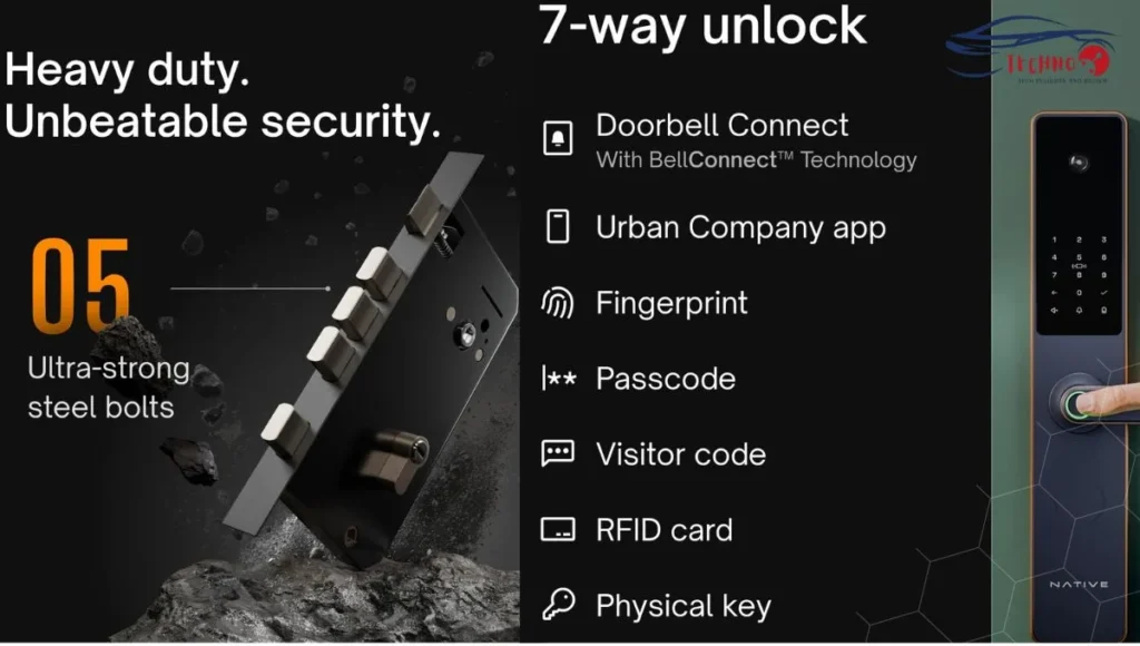 Urban Company Native Lock Pro specification
