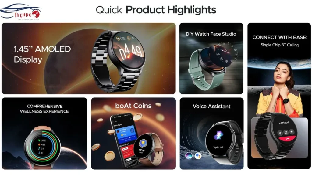 boAt Lunar Prime Smartwatch specification