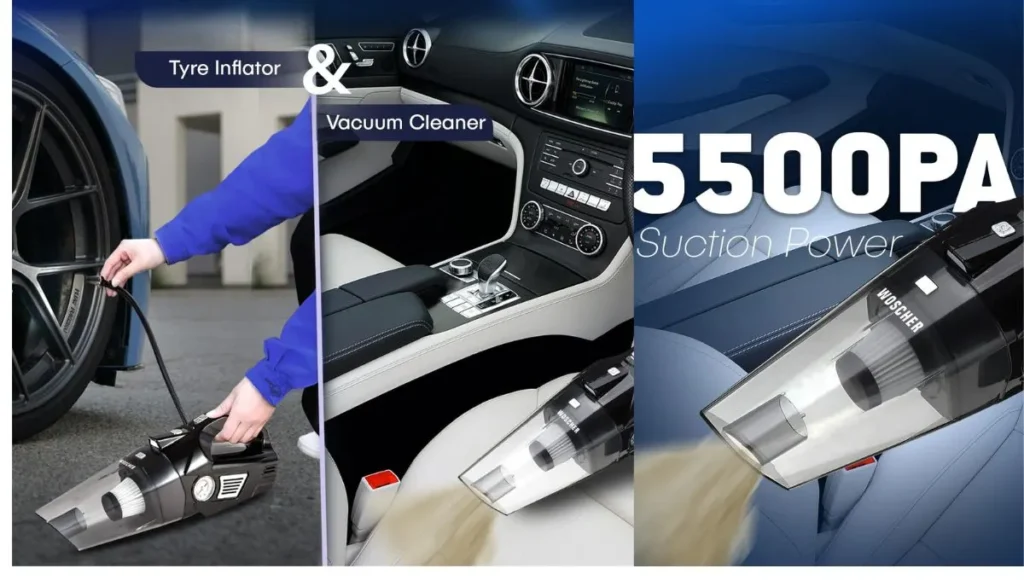 Tyre Inflator Vacuum Cleaner