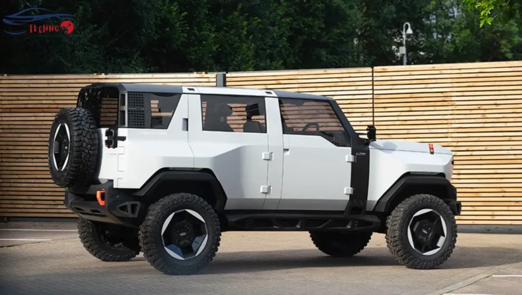 Mahindra Thar E Side View.